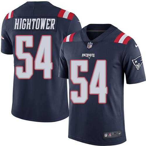 Nike Men & Women & Youth Patriots 54 Dont'a Hightower Navy Blue Color Rush Limited Jersey,We sell and wholesale Nike Men & Women & Youth Patriots 54 Dont'a Hightower Navy Blue Color Rush Limited Jersey on line form chian!
